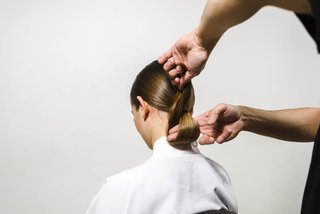 Wrapped Chignon Tutorial Step 7 Kerastase